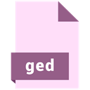 File, Format, ged LavenderBlush icon