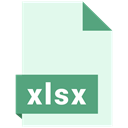 Format, xlsx, File Honeydew icon