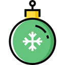 christmas, ornament, xmas, decoration, bauble MediumSeaGreen icon