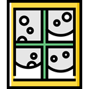 window, weather, Snow, christmas, winter, Cold, Frost, meteorology, snowing, Furniture And Household Gainsboro icon