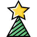 star, christmas, decoration, Christmas tree, Adornment Black icon