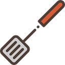 Tools And Utensils, Food And Restaurant, Cooker, Cooking, Spatula, kitchenware, tool, food Black icon