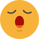 emoticons, Emoji, feelings, bored, Smileys Goldenrod icon