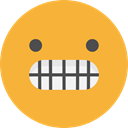 Angry, emoticons, Emoji, feelings, Smileys Goldenrod icon
