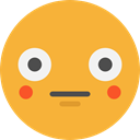 surprised, emoticons, Emoji, feelings, Smileys Goldenrod icon