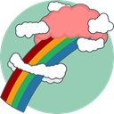 Color, Idea, Cloud, Imagine DarkGray icon