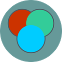 Idea, Design, Color balance CadetBlue icon