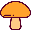 nature, Fungi, Muscaria, Food And Restaurant, food, Mushroom Goldenrod icon