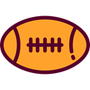 team, equipment, sports, American football, Team Sport, Sports And Competition Goldenrod icon