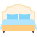 hotel, Sleepy, Hostel, Bed, Sleeping, Furniture And Household Cornsilk icon