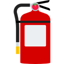 security, safety, emergency, Fire extinguisher, Tools And Utensils, Firefighting Red icon
