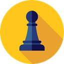Game, chess, strategy, sport, Bishop, Sports And Competition, Seo And Web Gold icon