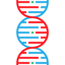 medical, education, Biology, dna, Deoxyribonucleic Acid, Dna Structure, Genetical, Healthcare And Medical, science Black icon