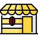 Business, store, buildings, Restaurant, Coffee Shop, Food And Restaurant Black icon