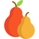 pear, vegetarian, vegan, Healthy Food, food, Fruit, diet, Food And Restaurant Goldenrod icon