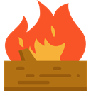 miscellaneous, Log, wooden, wood, nature, Burning, fireplace Tomato icon