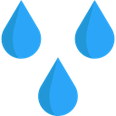 weather, Rain, drop, water, Teardrop, raindrop DodgerBlue icon