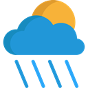 weather, Rain, Storm, sky, rainy, meteorology, raining DodgerBlue icon
