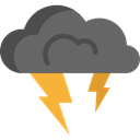 weather, Rain, nature, Storm, thunder, sky, meteorology DimGray icon