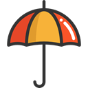 rainy, Tools And Utensils, Umbrellas, Umbrella, weather, Protection, Rain Black icon