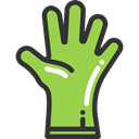 safety, Protection, glove, fashion, Furniture And Household YellowGreen icon