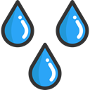 Teardrop, raindrop, weather, Rain, drop, water Black icon