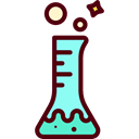 science, education, Chemistry, chemical, Test Tube Black icon