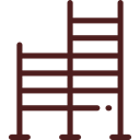 Playground, Ladder, exercise, entertainment Maroon icon