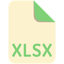 File, Extension, name, xlsx BlanchedAlmond icon