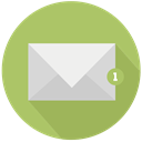 mail, Design, notification, One, new DarkKhaki icon
