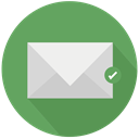 File, save, mail MediumSeaGreen icon