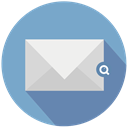 mail, search, looking CornflowerBlue icon