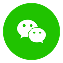 Messenger, Social, Wechat LimeGreen icon