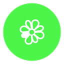 icq, Messenger, Social LimeGreen icon