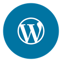 Wordpress, Social DarkCyan icon