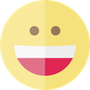 happy, emoticons, Emoji, feelings, Smileys Khaki icon
