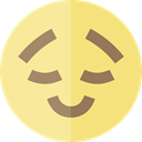 emoticons, Emoji, feelings, proud, Smileys Khaki icon