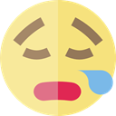 emoticons, Emoji, feelings, bored, Smileys Khaki icon