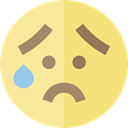 emoticons, Emoji, feelings, Smileys, worried Khaki icon
