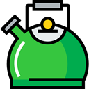 tea, food, kettle, hot drink, kitchenware, Coffee Pot, Food And Restaurant LimeGreen icon