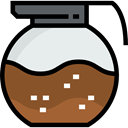 Coffee Pot, Food And Restaurant, food, Cafe, hot drink, Coffee Shop, tea Sienna icon