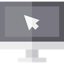 screen, television, technology, Tv, Computer, monitor Gray icon
