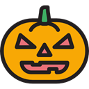food, fall, Fruit, halloween, pumpkin, horror, Terror, decoration, spooky, scary, autumn Orange icon