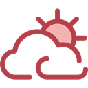 Cloud, weather, Cloudy, nature, sky, meteorology Black icon