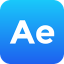 Extension, adobe, after effects, format icon DodgerBlue icon