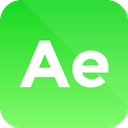 after effects, format icon, Extension, adobe LimeGreen icon
