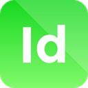 Format, Extension, adobe, indesign icon LimeGreen icon