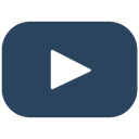 video, player, play, tube, subscribe, Logo, Channel DarkSlateGray icon