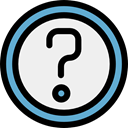 help, question, question mark, Faq, button, ui, signs, Shapes And Symbols WhiteSmoke icon