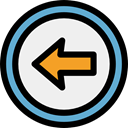 Arrows, Back, previous, interface, Direction, ui, directional, Multimedia Option WhiteSmoke icon